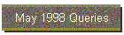 May 1998 Queries