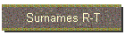 Surnames R-T